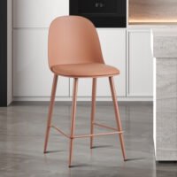 Chaise de comptoir 'Jasmin' Terracotta