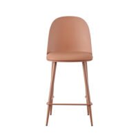 Chaise de comptoir 'Jasmin' Terracotta