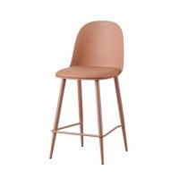 Chaise de comptoir 'Jasmin' Terracotta