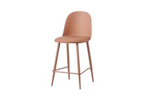 Chaise de comptoir 'Jasmin' Terracotta