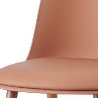 Chaise de comptoir 'Jasmin' Terracotta