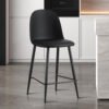 Chaise de comptoir 'Jasmin' Noir
