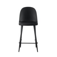 Chaise de comptoir 'Jasmin' Noir