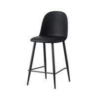 Chaise de comptoir 'Jasmin' Noir