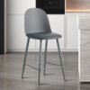 Chaise de comptoir 'Jasmin' Gris