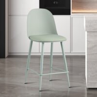 Chaise de comptoir 'Jasmin' Gris-vert