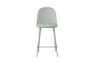 Chaise de comptoir 'Jasmin' Gris-vert