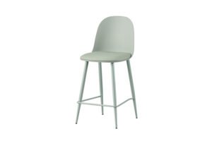 Chaise de comptoir 'Jasmin' Gris-vert