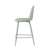 Chaise de comptoir 'Jasmin' Gris-vert