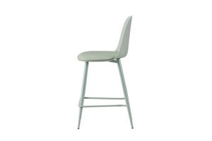 Chaise de comptoir 'Jasmin' Gris-vert