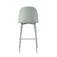 Chaise de comptoir 'Jasmin' Gris-vert