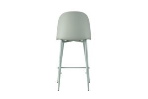 Chaise de comptoir 'Jasmin' Gris-vert