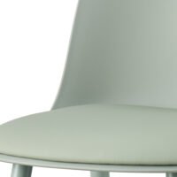 Chaise de comptoir 'Jasmin' Gris-vert