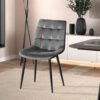 Chaise 'Juta' Gris foncé