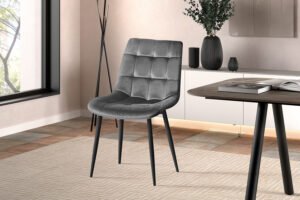 Chaise 'Juta' Gris foncé