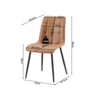 Chaise 'Furas' Cognac