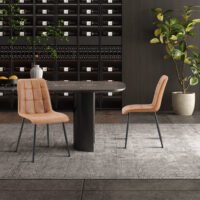 Chaise 'Furas' Cognac