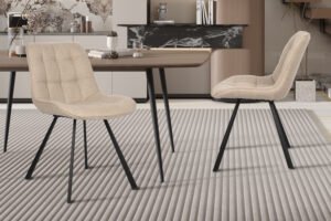 Chaise 'Ariba' Beige/Gris clair