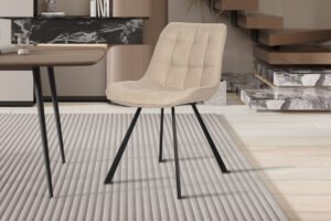 Chaise 'Ariba' Beige/Gris clair