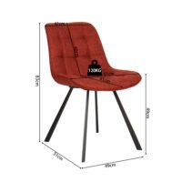 Chaise 'Ariba' Rouge