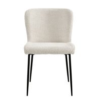 Chaise 'Lisa' Bouclé Ecru