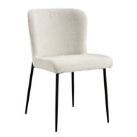 Chaise 'Lisa' Bouclé Ecru