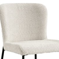 Chaise 'Lisa' Bouclé Ecru