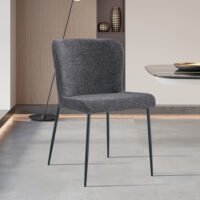 Chaise 'Lisa' Gris foncé