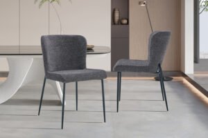 Chaise 'Lisa' Gris foncé