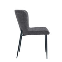 Chaise 'Lisa' Gris foncé