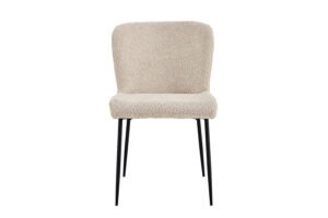 Chaise 'Lisa' Bouclé Beige