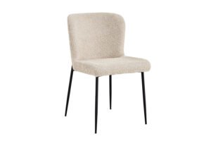 Chaise 'Lisa' Bouclé Beige