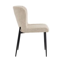Chaise 'Lisa' Bouclé Beige