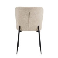 Chaise 'Lisa' Bouclé Beige