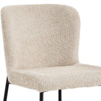 Chaise 'Lisa' Bouclé Beige