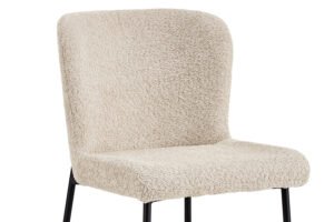 Chaise 'Lisa' Bouclé Beige