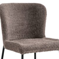 Chaise 'Lisa' Bouclé Sable