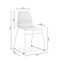 Chaise 'Marie' Blanc