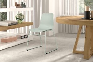 Chaise 'Marie' Gris-Vert