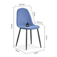 Chaise 'Boy' Bleu clair