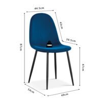 Chaise 'Boy' Bleu foncé