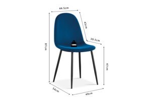 Chaise 'Boy' Bleu foncé