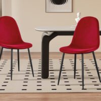 Chaise 'Boy' Bordeaux