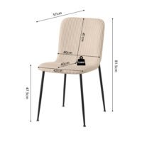 Chaise 'Alice' Beige