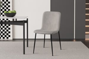 Chaise 'Alice' Gris clair