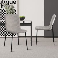 Chaise 'Alice' Gris clair