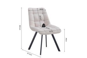 Chaise 'Lizzy' Beige