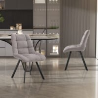 Chaise 'Lizzy' Gris clair