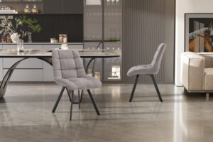 Chaise 'Lizzy' Gris clair