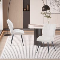 NEW - Chaise 'Faye' Ecru